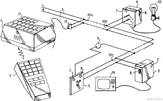 идея управления электроприборами из патента GB-1529971